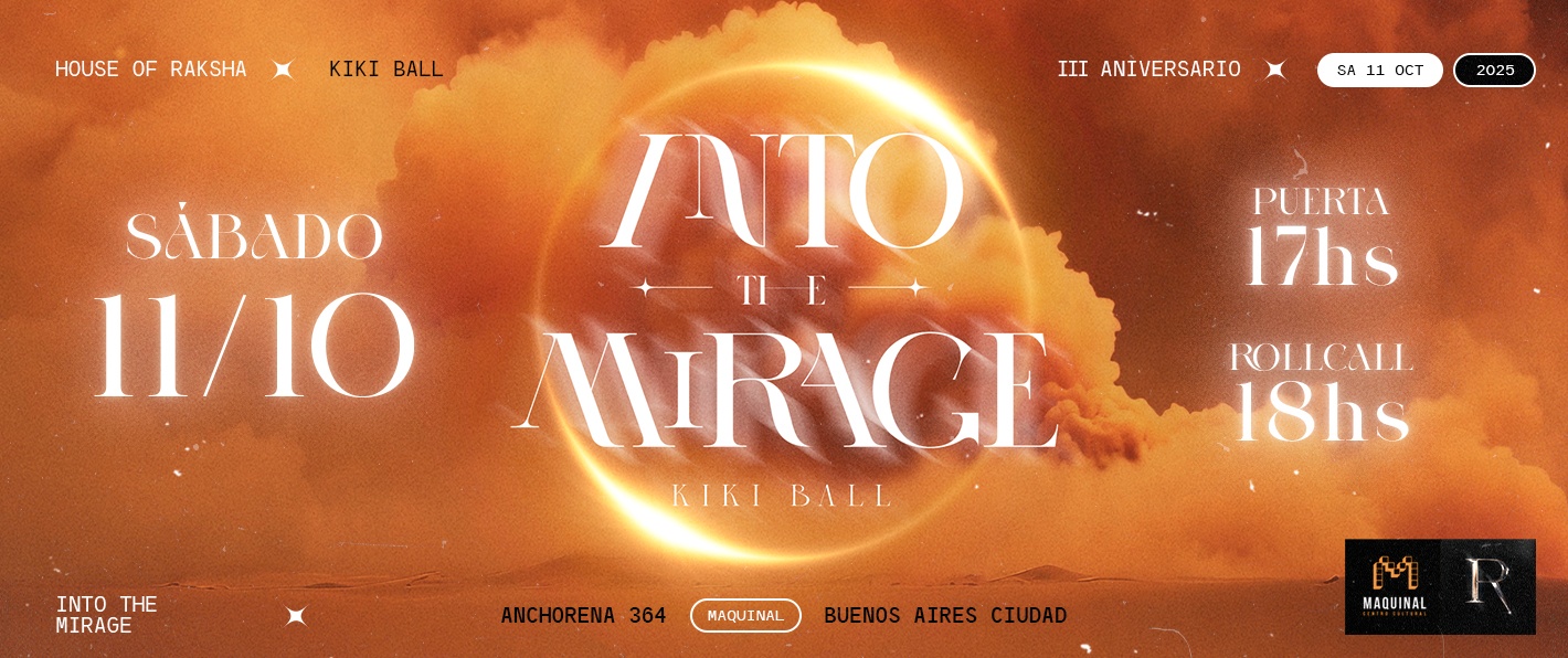 KIKI BALL - HOUSE OF RAKSHA (INTO THE MIRAGE)